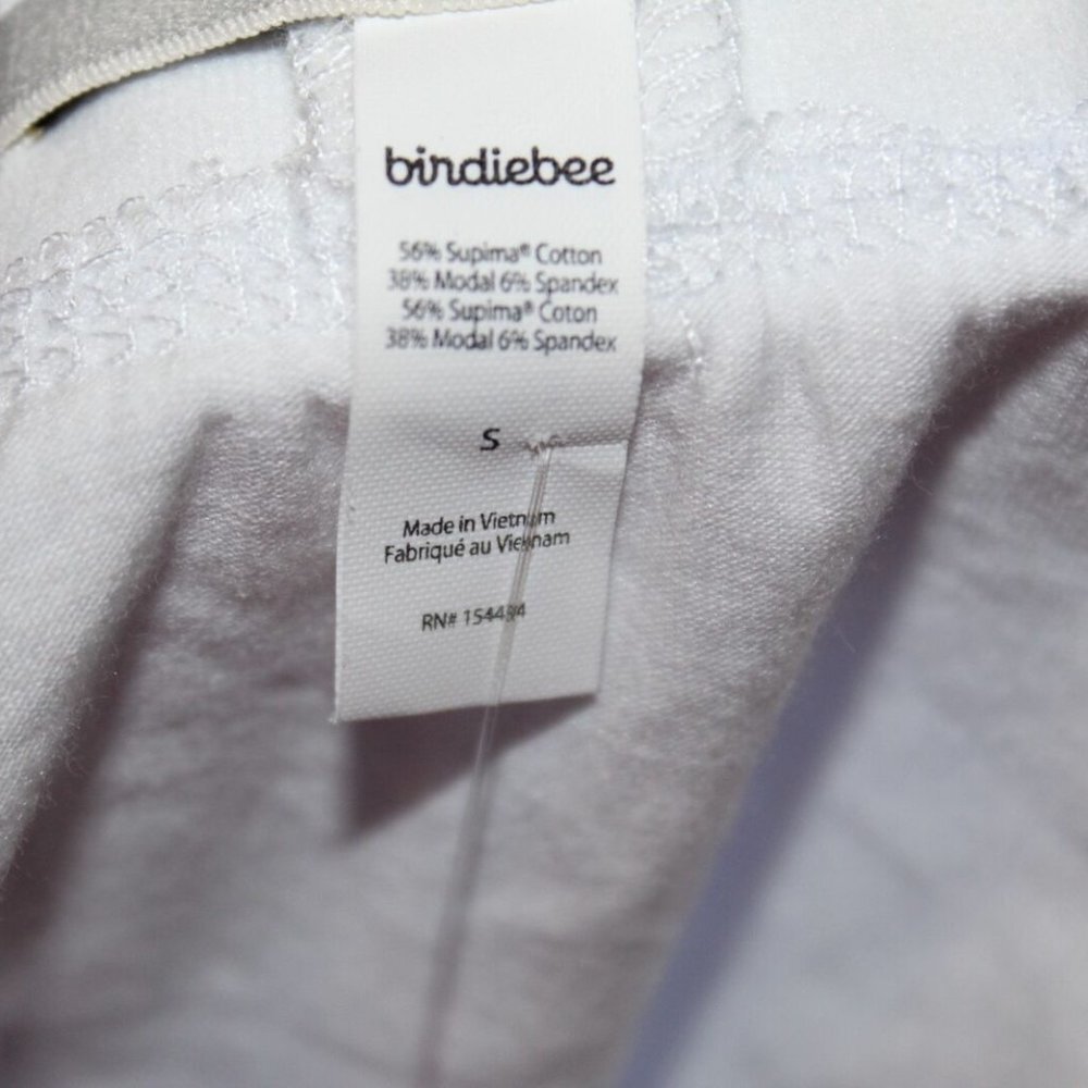 ✨2/$20 NWT Birdiebee Underwear Panties White Women's Size Small H13364 - Picture 5 of 13